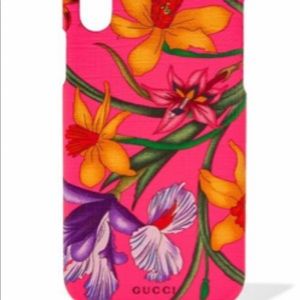 Gucci flora neon pink phone case iPhone X/10